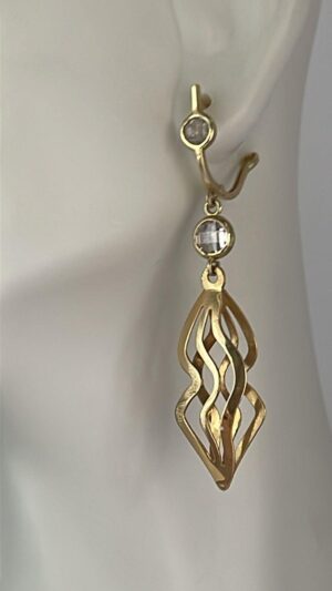 Aretes en oro amarillo - Imagen 6