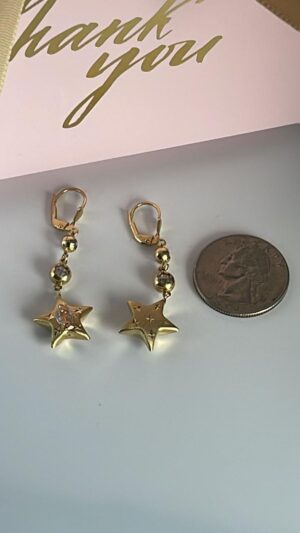 Aretes tres oros