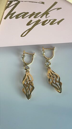 Aretes en oro amarillo - Imagen 4