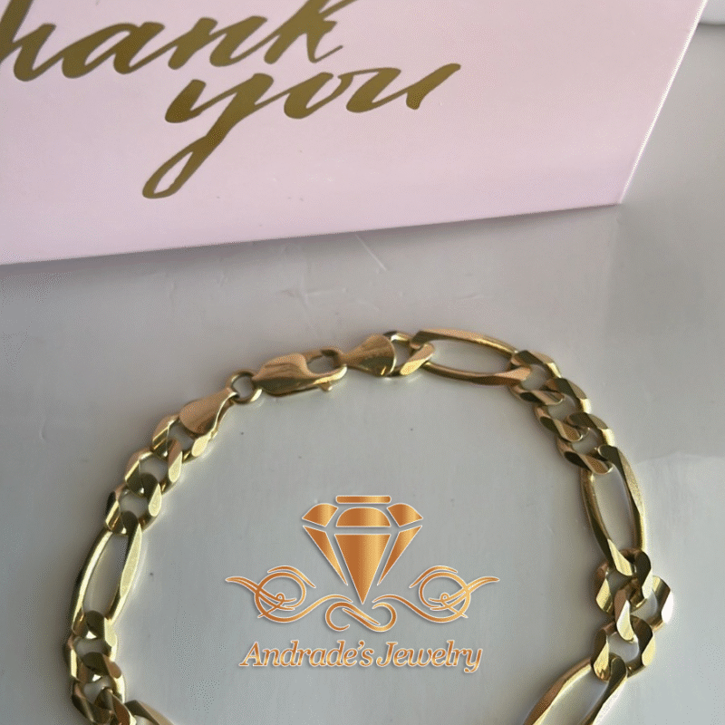 Esclava fígaro oro amarillo