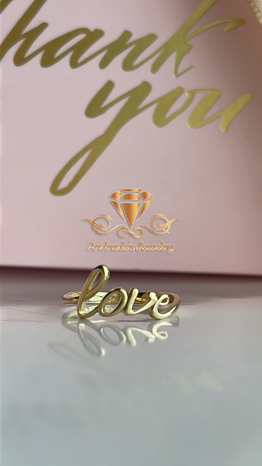 Anillo oro amarillo con la palabra Love (7)