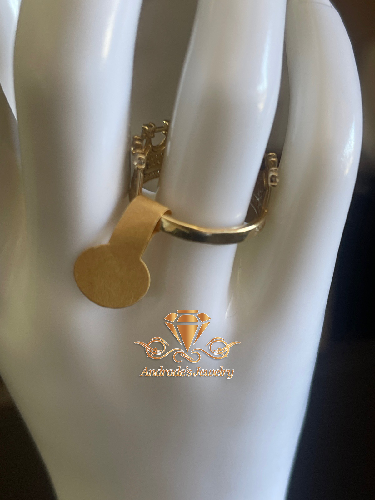 Anillo de coronita zirconias blancas - Imagen 3