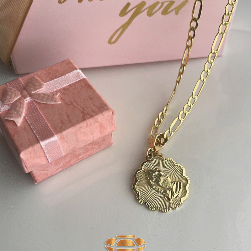 Medalla religiosa oro Amarillo