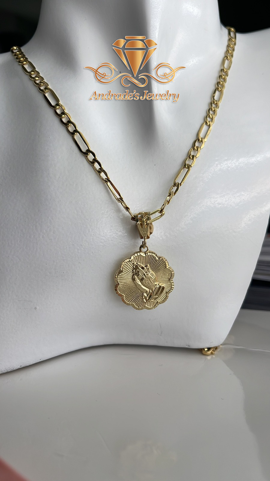 Medalla religiosa oro Amarillo - Imagen 5