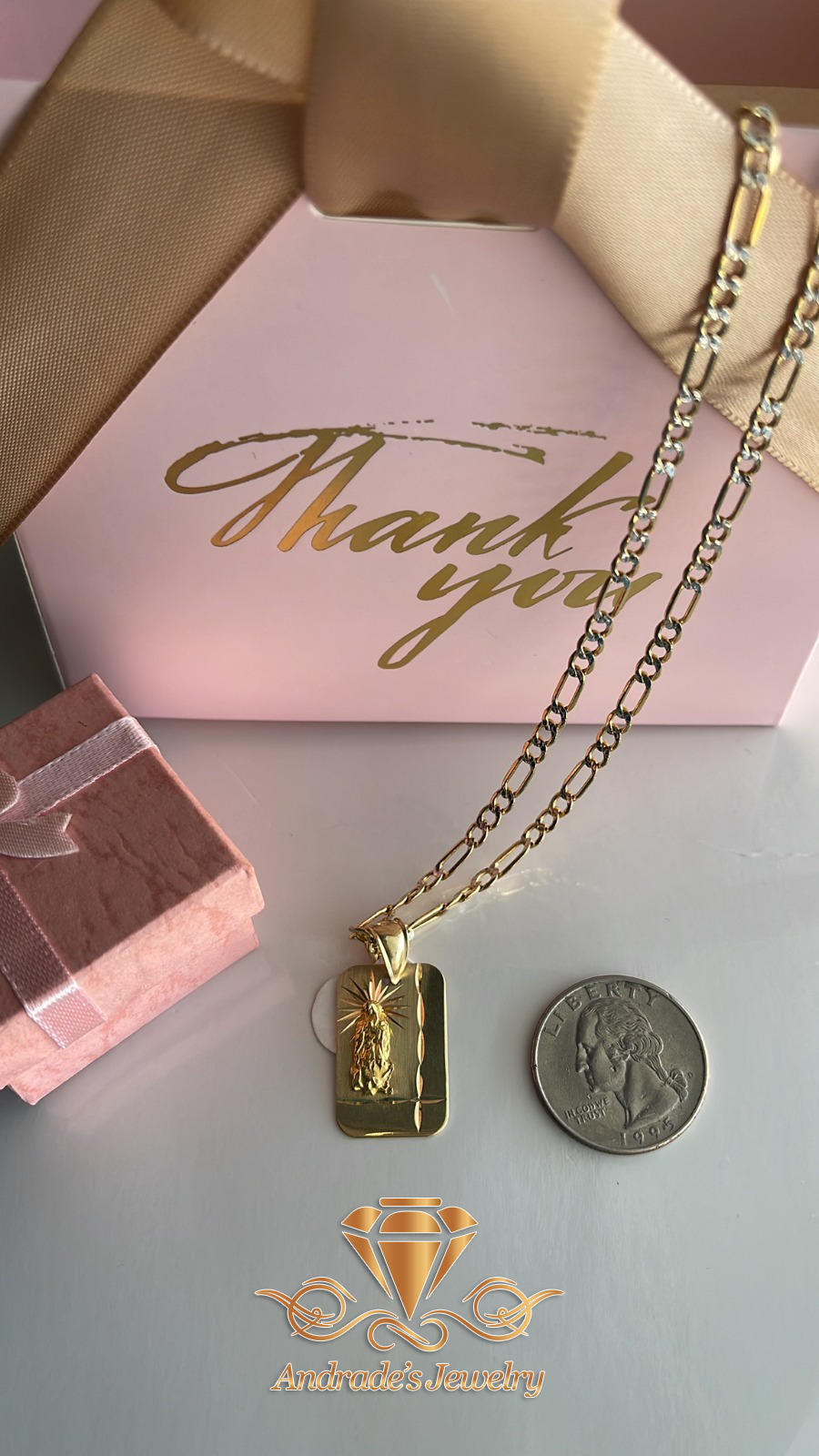 Medalla y Cadena fígaro - Imagen 3