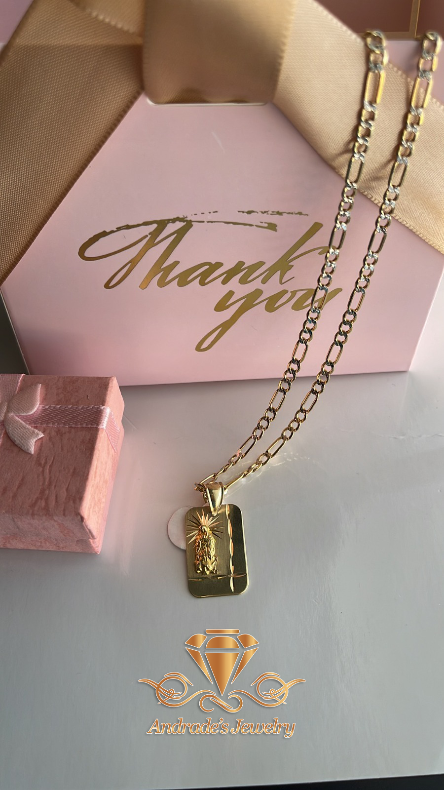 Medalla y Cadena fígaro - Imagen 4