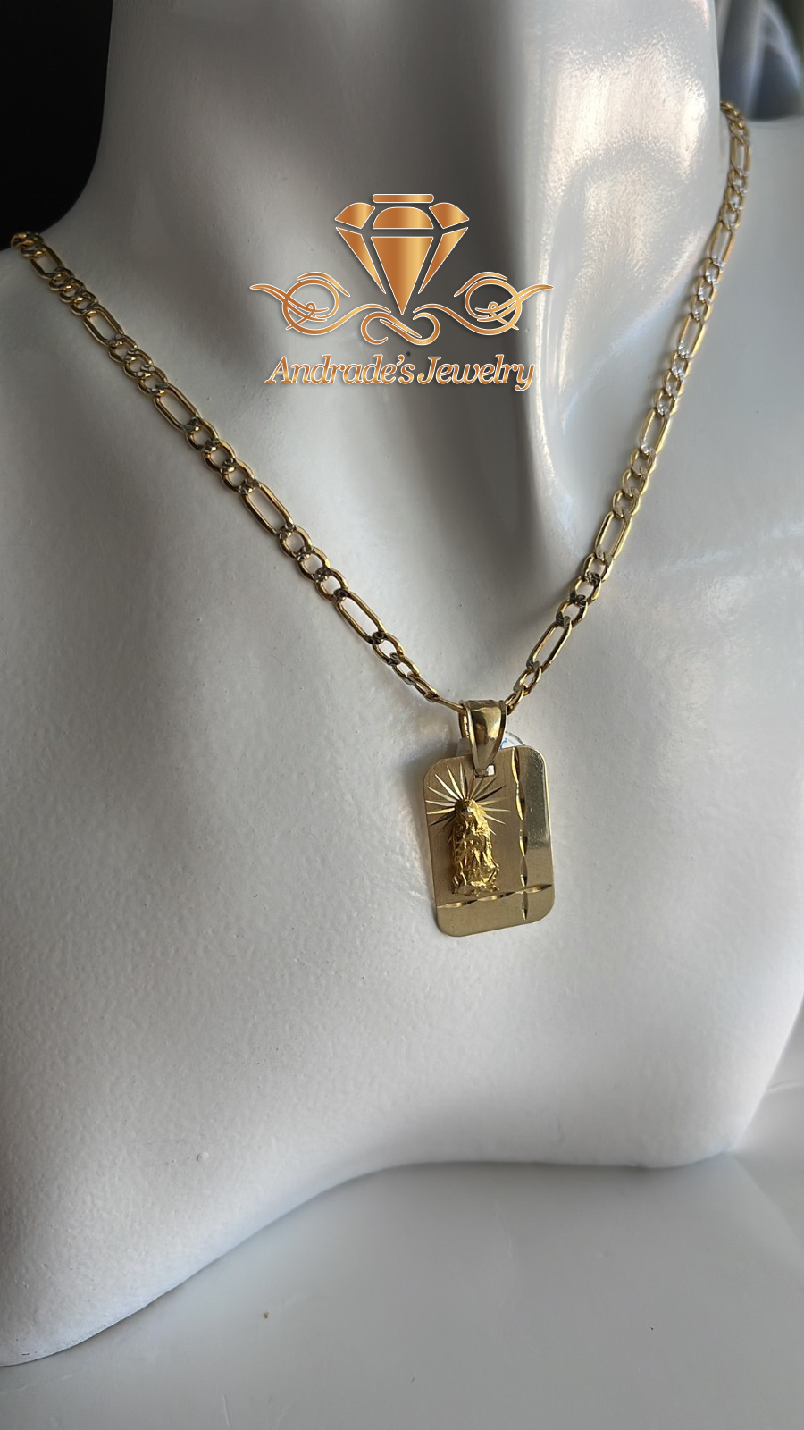 Medalla y Cadena fígaro - Imagen 2