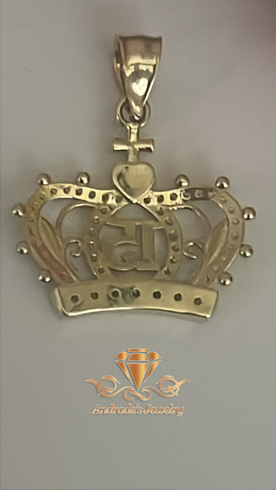 Dije de quinceañera con zirconias - Imagen 2